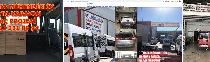 MOTO KARAVAN ARAÇ PROJE ANKARA İLİ ÇEKİ DEMİRİ TAKMA MONTESİ VE ARAÇ PROJE FİRMASI USTA MÜHENDİSLİK